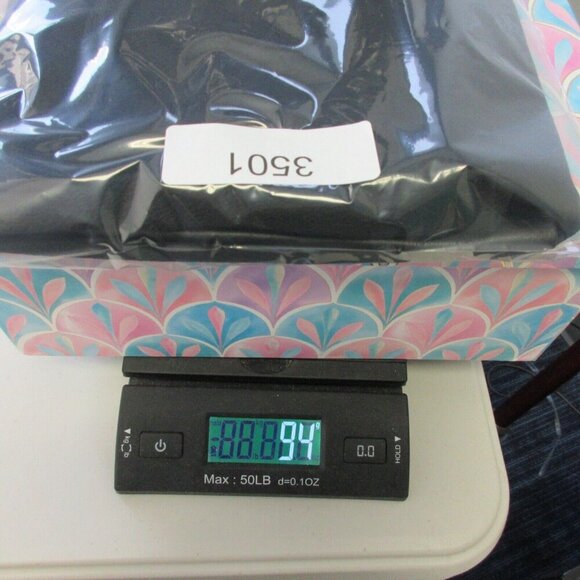 Club Monaco Silk Tunic Top Women S Black Boatneck Leather Sleeve Classy 94 - Picture 8 of 8